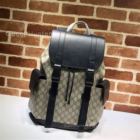 gucci gg supreme canvas backpack replica|authentic gucci backpack.